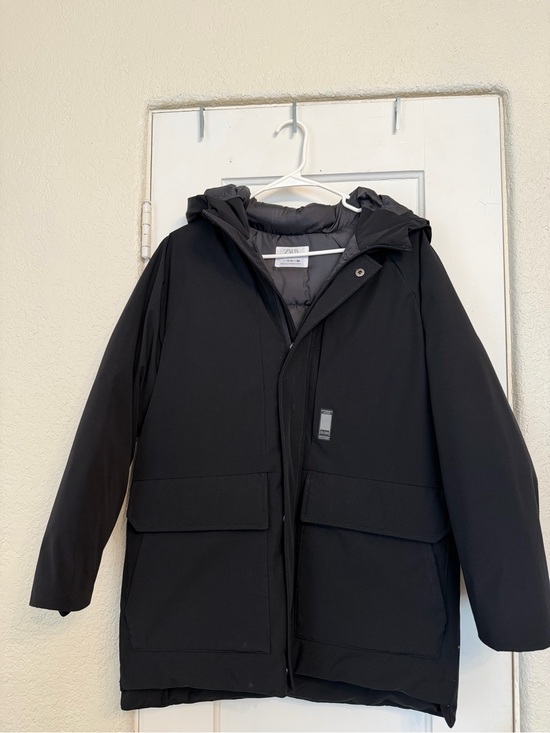 Zara Other - Zara Black Kids Hooded Puffer Coat